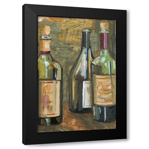 Vino II Black Modern Wood Framed Art Print by French-Roussia, Heather