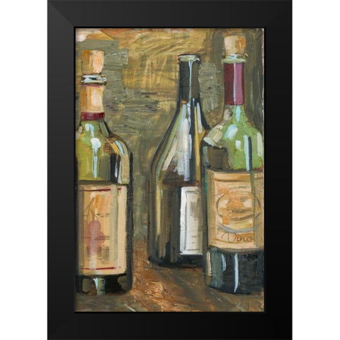 Vino II Black Modern Wood Framed Art Print by French-Roussia, Heather