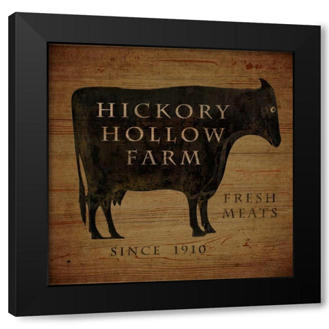 Hickory Hollow Farm Black Modern Wood Framed Art Print with Double Matting by Albert, Beth