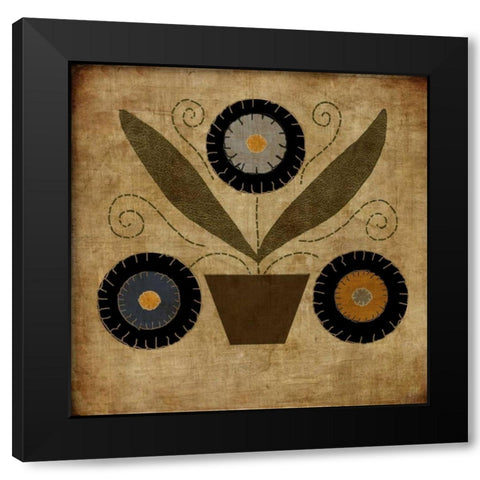 American Fruit Harvest Black Modern Wood Framed Art Print by Albert, Beth