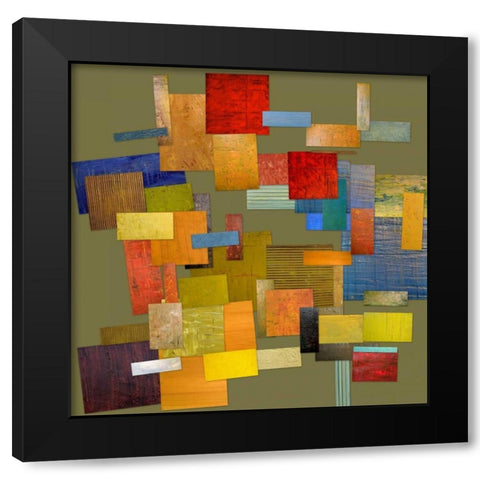 Scrambled eggs II Black Modern Wood Framed Art Print by Calkins, Michelle