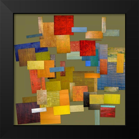 Scrambled eggs II Black Modern Wood Framed Art Print by Calkins, Michelle
