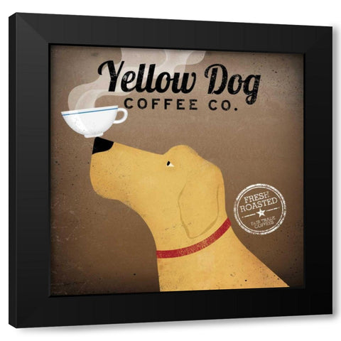 Yellow Dog Coffee Co Black Modern Wood Framed Art Print with Double Matting by Fowler, Ryan