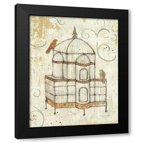 Bird Cage I Black Modern Wood Framed Art Print by Tillmon, Avery