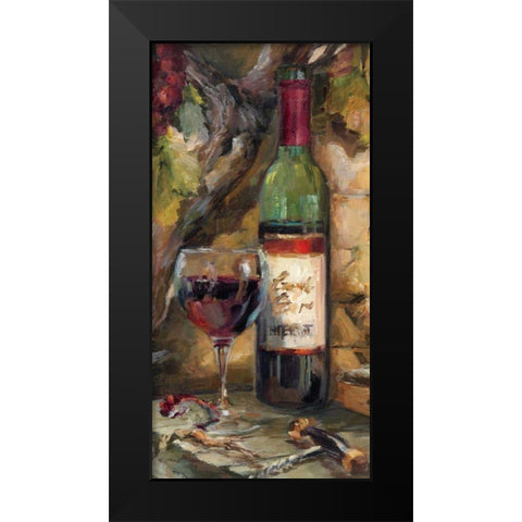 Le Cour de le Chateau I Black Modern Wood Framed Art Print by Hageman, Marilyn