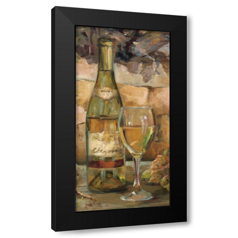 Le Cour de le Chateau II Black Modern Wood Framed Art Print with Double Matting by Hageman, Marilyn