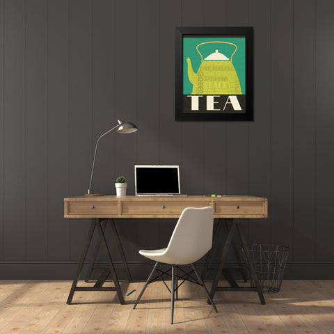 Kitchen It! IV Black Modern Wood Framed Art Print by Pela Studio