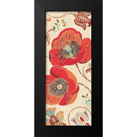Moroccan Red Light III Black Modern Wood Framed Art Print by Brissonnet, Daphne