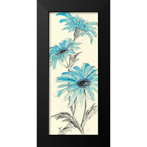 Daisy Dreams I Black Modern Wood Framed Art Print by Paschke, Chris