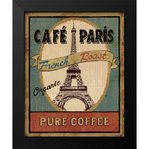 Coffee Blend II Black Modern Wood Framed Art Print by Brissonnet, Daphne