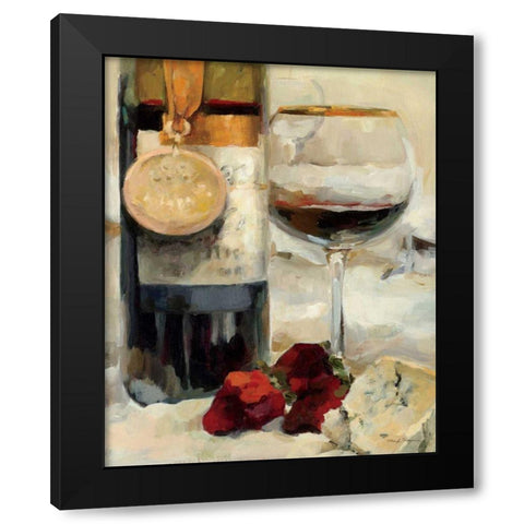 Award Winning Wine II Black Modern Wood Framed Art Print with Double Matting by Hageman, Marilyn