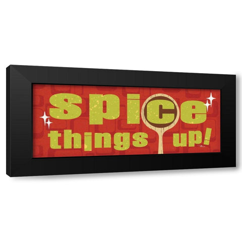 Kitchen It VII Black Modern Wood Framed Art Print by Pela Studio