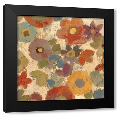 Hazel Eyes II Black Modern Wood Framed Art Print with Double Matting by Vassileva, Silvia