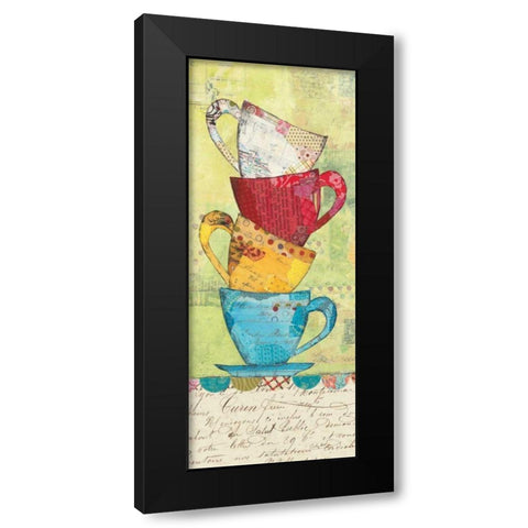 Come for Coffee Black Modern Wood Framed Art Print by Prahl, Courtney