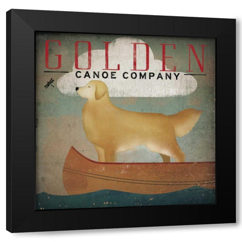 Golden Dog Canoe Co Black Modern Wood Framed Art Print by Fowler, Ryan