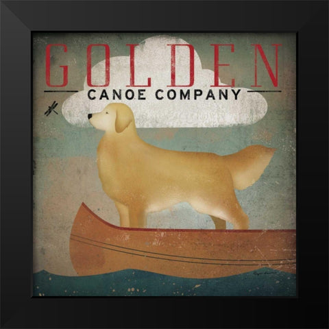 Golden Dog Canoe Co Black Modern Wood Framed Art Print by Fowler, Ryan