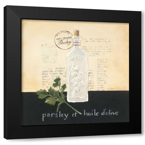 Huile d Olive I Black Modern Wood Framed Art Print by Adams, Emily