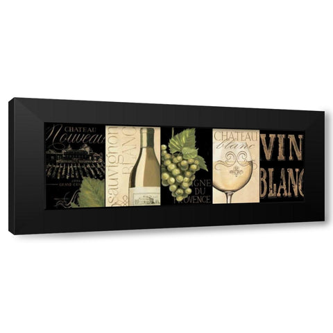 Chateau Nouveau Panel II Black Modern Wood Framed Art Print by Fabiano, Marco