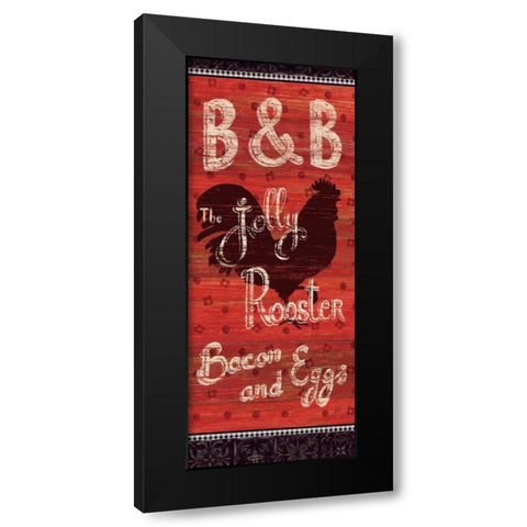 Country Touch V Black Modern Wood Framed Art Print with Double Matting by Brissonnet, Daphne