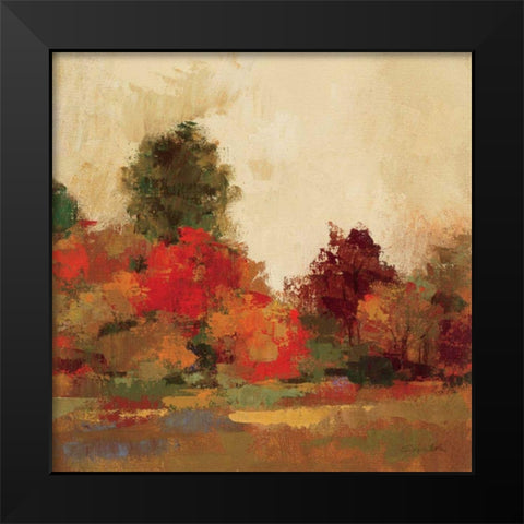 Fall Forest III Black Modern Wood Framed Art Print by Vassileva, Silvia