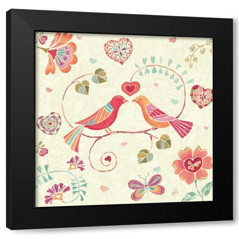 Lighthearted I Black Modern Wood Framed Art Print by Brissonnet, Daphne