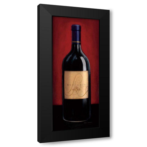 Bordeaux Black Modern Wood Framed Art Print with Double Matting by Fabiano, Marco