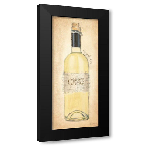 Grand Cru Blanc Bottle Black Modern Wood Framed Art Print by Adams, Emily