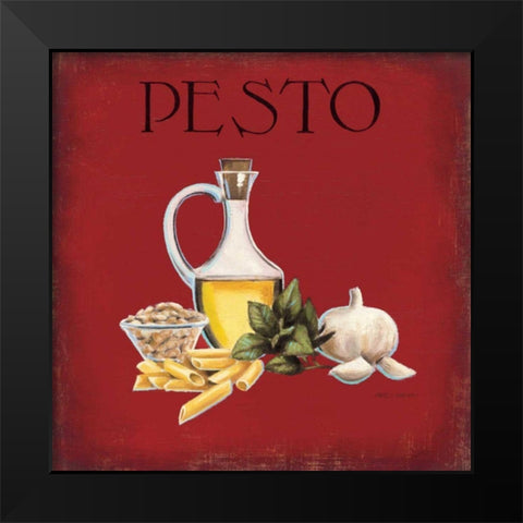 Italian Cuisine II Black Modern Wood Framed Art Print by Fabiano, Marco