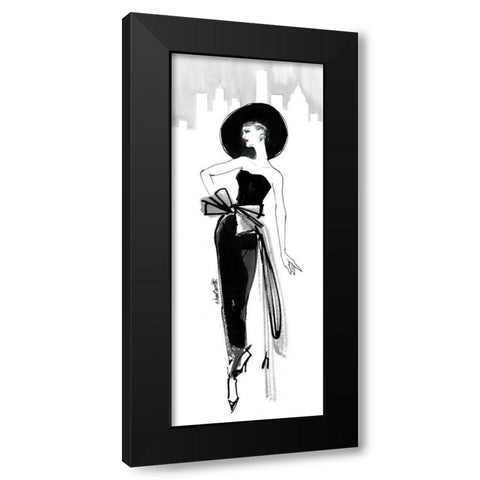 Fifties Fashion IV with Red Black Modern Wood Framed Art Print with Double Matting by Tavoletti, Anne