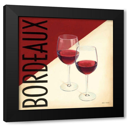 Vin Moderne III Black Modern Wood Framed Art Print by Fabiano, Marco