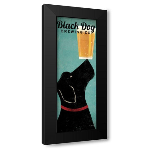 Black Dog Brewing Co. Black Modern Wood Framed Art Print with Double Matting by Fowler, Ryan