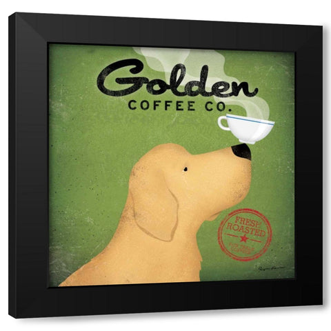 Golden Coffee Co. Black Modern Wood Framed Art Print with Double Matting by Fowler, Ryan