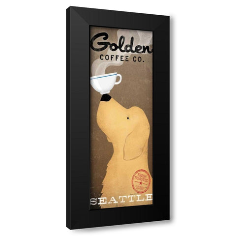 Golden Coffee Co. Black Modern Wood Framed Art Print with Double Matting by Fowler, Ryan