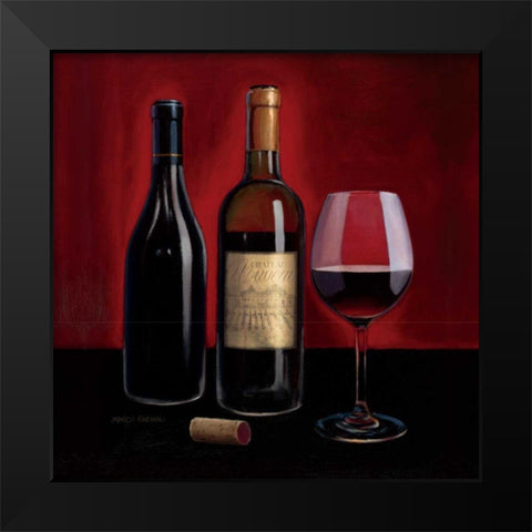 Grand Reserve Square III Black Modern Wood Framed Art Print by Fabiano, Marco