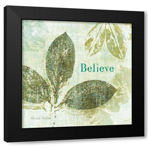 Natures Impressions IV Black Modern Wood Framed Art Print with Double Matting by Mullan, Michael