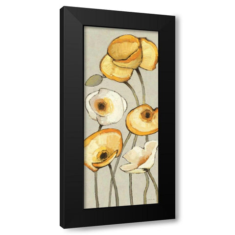Jaune Gris Panel I Black Modern Wood Framed Art Print by Novak, Shirley