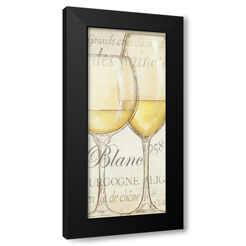 Les Blancs Black Modern Wood Framed Art Print with Double Matting by Brissonnet, Daphne