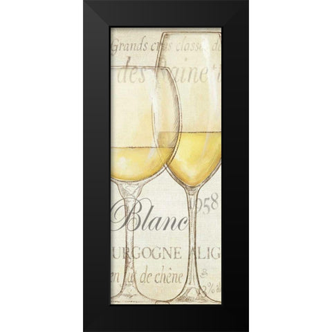 Les Blancs Black Modern Wood Framed Art Print by Brissonnet, Daphne