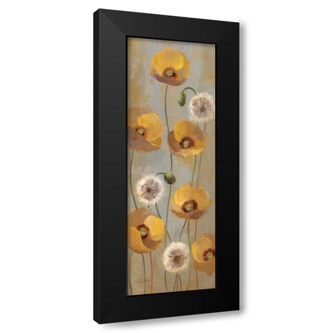 Spring Poppies II Black Modern Wood Framed Art Print by Vassileva, Silvia