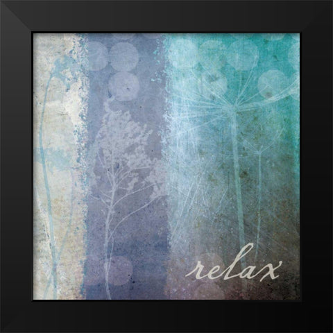 Ethereal Inspirational Square II Black Modern Wood Framed Art Print by Wild Apple Portfolio