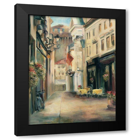Old Town II Black Modern Wood Framed Art Print with Double Matting by Hageman, Marilyn