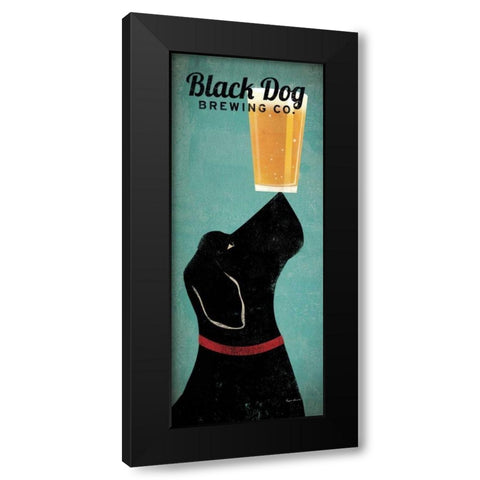 Black Dog Brewing Co. Black Modern Wood Framed Art Print with Double Matting by Fowler, Ryan
