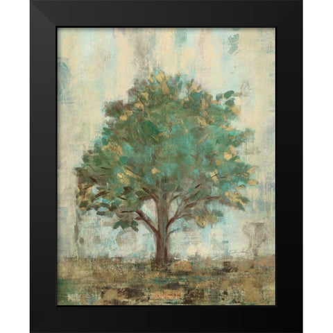 Verdi Trees I Black Modern Wood Framed Art Print by Vassileva, Silvia