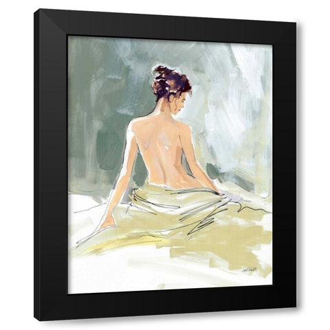 Nude I Black Modern Wood Framed Art Print by Tavoletti, Anne