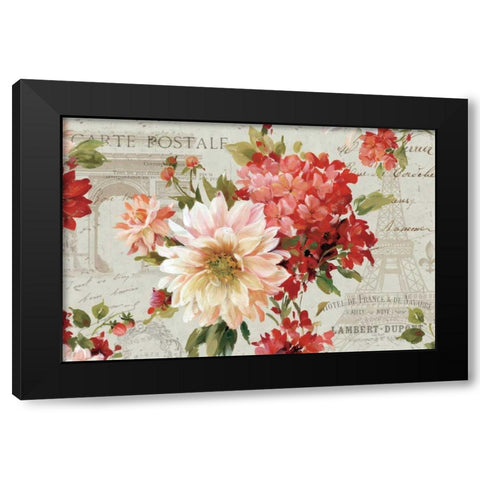 PS Je Taime I Light Black Modern Wood Framed Art Print with Double Matting by Audit, Lisa