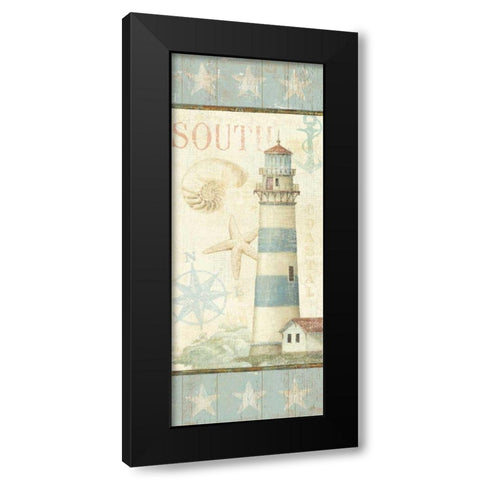 Coastal Shells II Black Modern Wood Framed Art Print with Double Matting by Brissonnet, Daphne