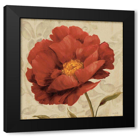 Floral Romance I C Black Modern Wood Framed Art Print with Double Matting by Audit, Lisa