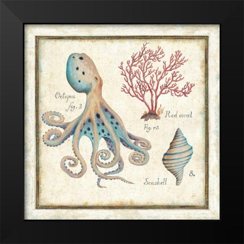 Oceanography I Black Modern Wood Framed Art Print by Brissonnet, Daphne