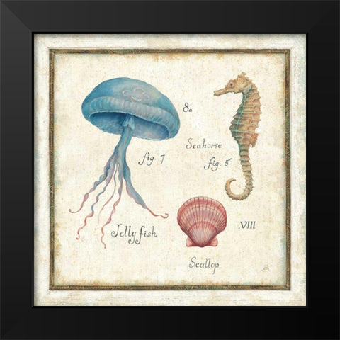 Oceanography III Black Modern Wood Framed Art Print by Brissonnet, Daphne