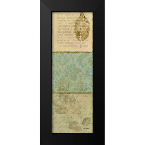 Forest Walk Panel II Black Modern Wood Framed Art Print by Audit, Lisa